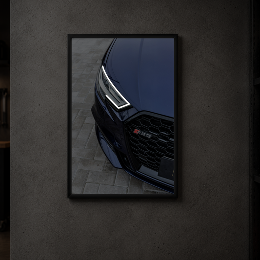 Audi RS3 - Front Acrylic Poster