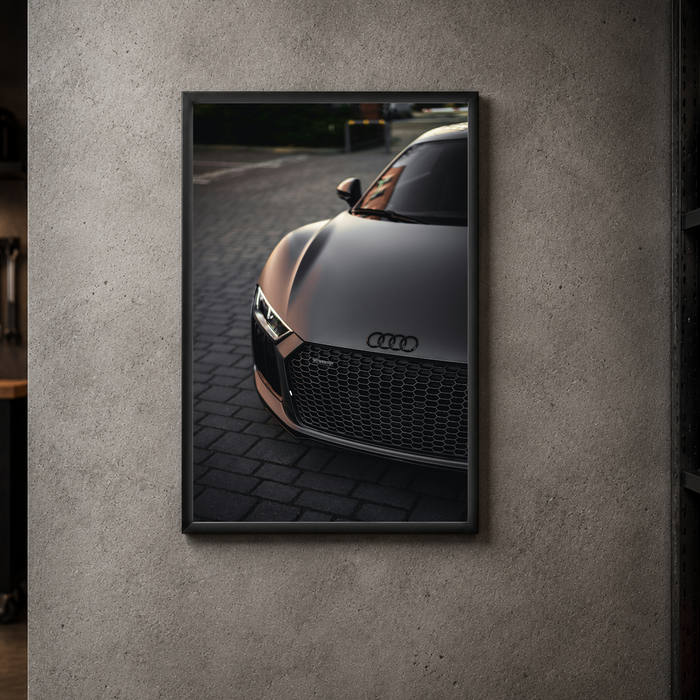 Audi R8 V10 - Front Acrylic Poster