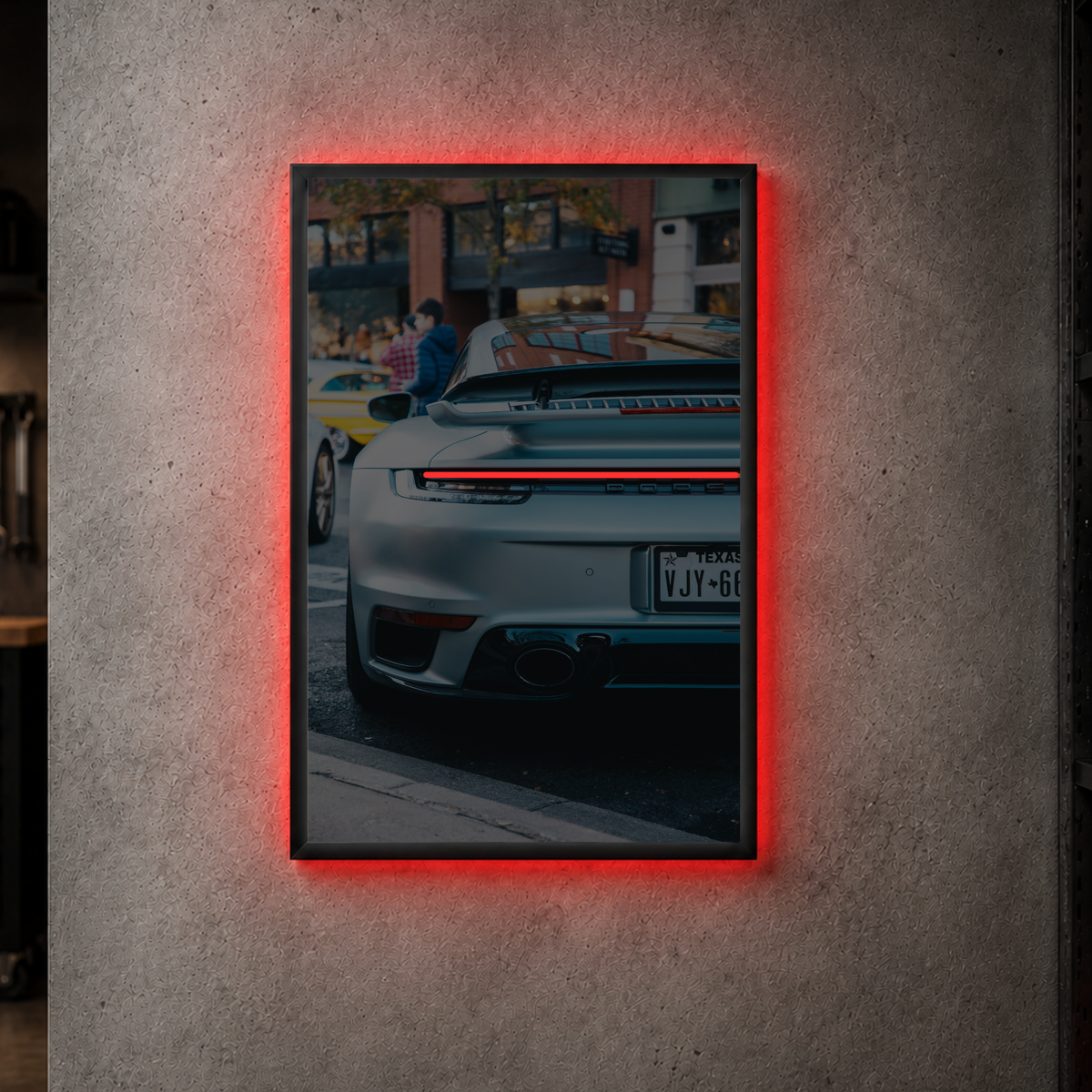 Porsche 911 Turbo S - Rear Acrylic Poster
