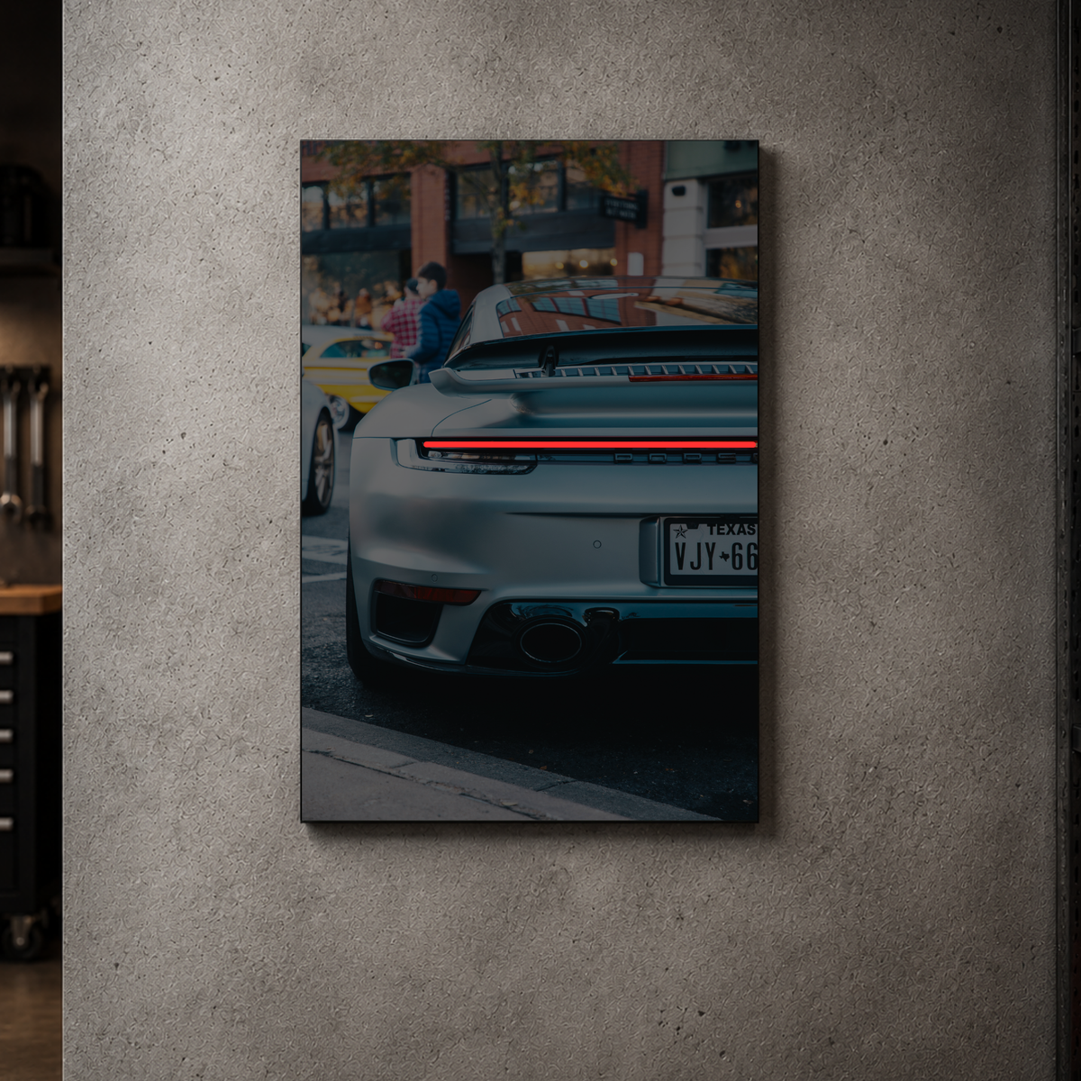 Porsche 911 Turbo S - Rear Acrylic Poster