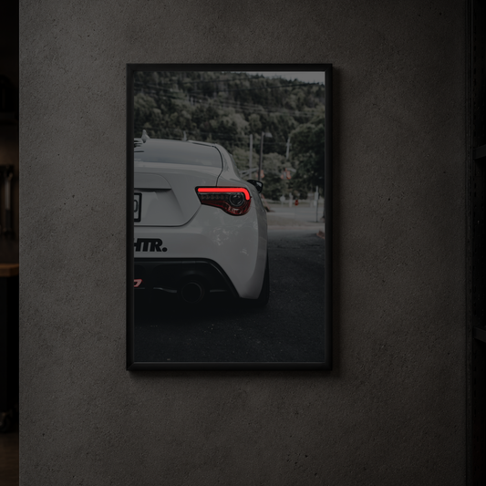 Subaru BRZ - Rear Acrylic Poster
