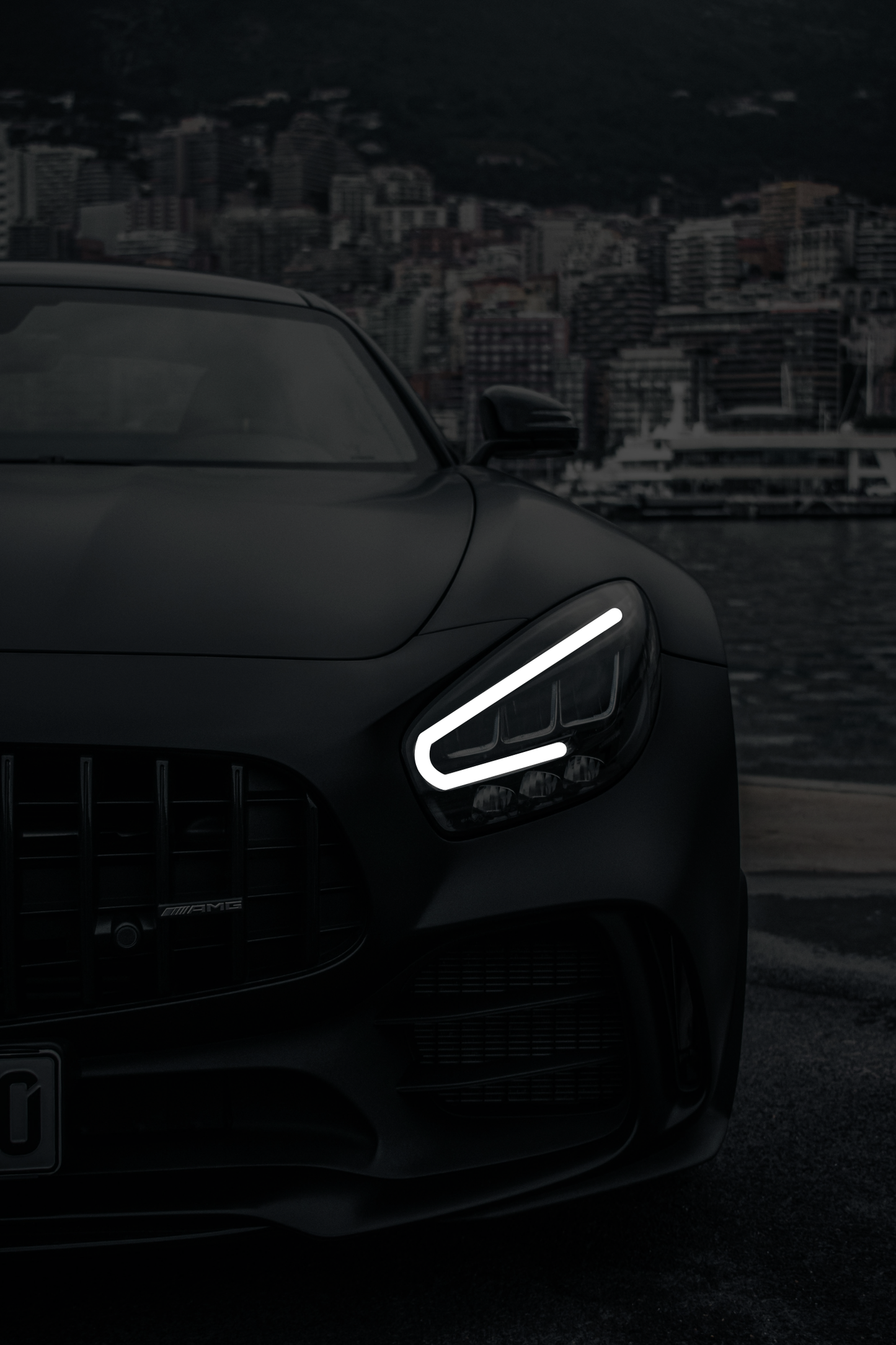Mercedes AMG GT - Front Acrylic Poster