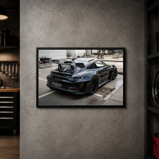 Porsche GT3RS - Rear Horizontal Acrylic Poster