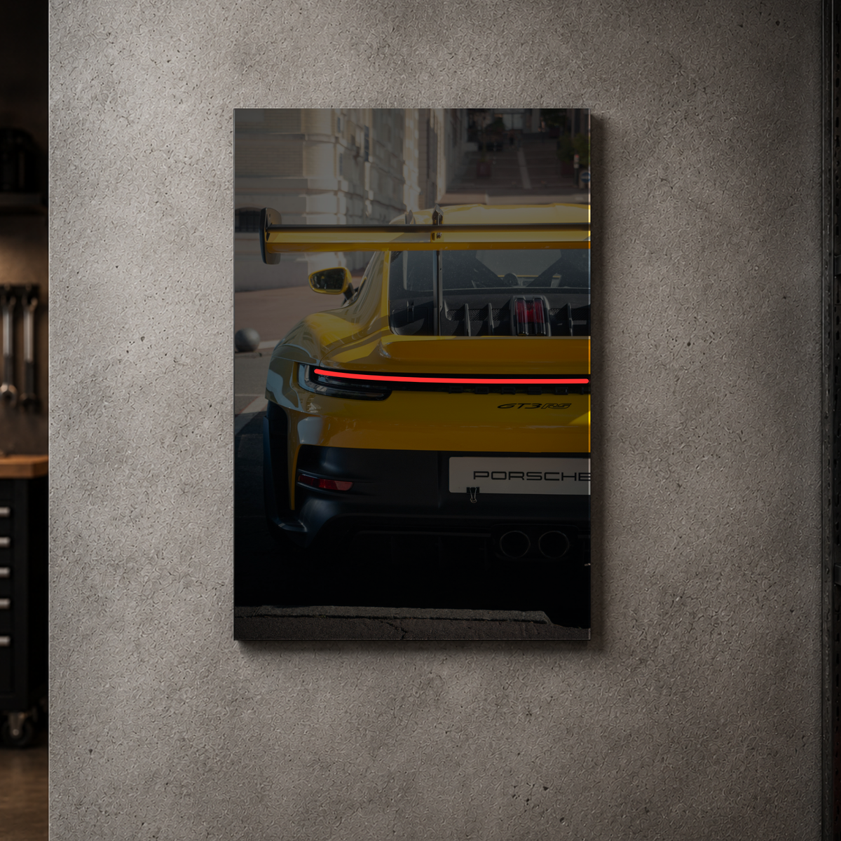 Porsche GT3RS - Rear Acrylic Poster