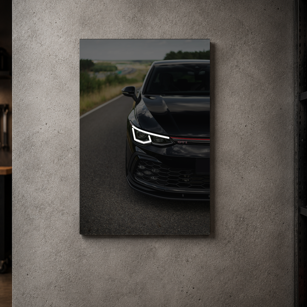 Volkswagen Golf GTI MK8 - Front Acrylic Poster