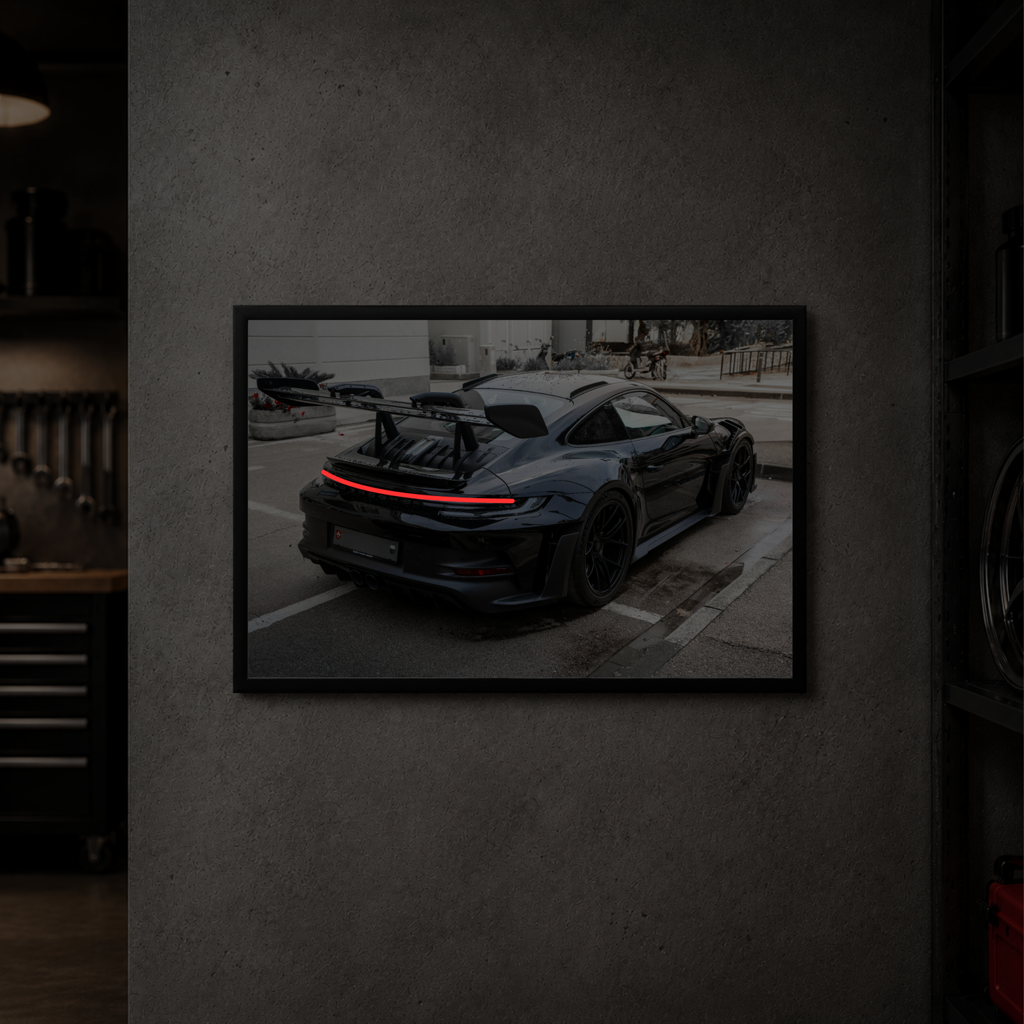 Porsche GT3RS - Rear Horizontal Acrylic Poster