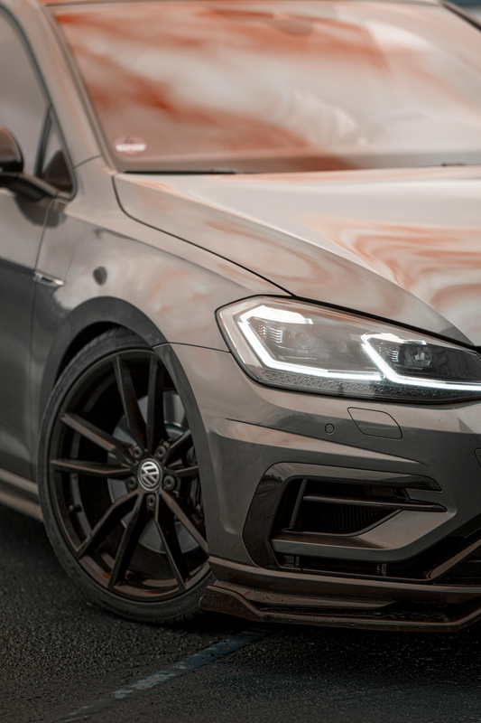 VW Golf R MK7 Grey - Front Acrylic Poster