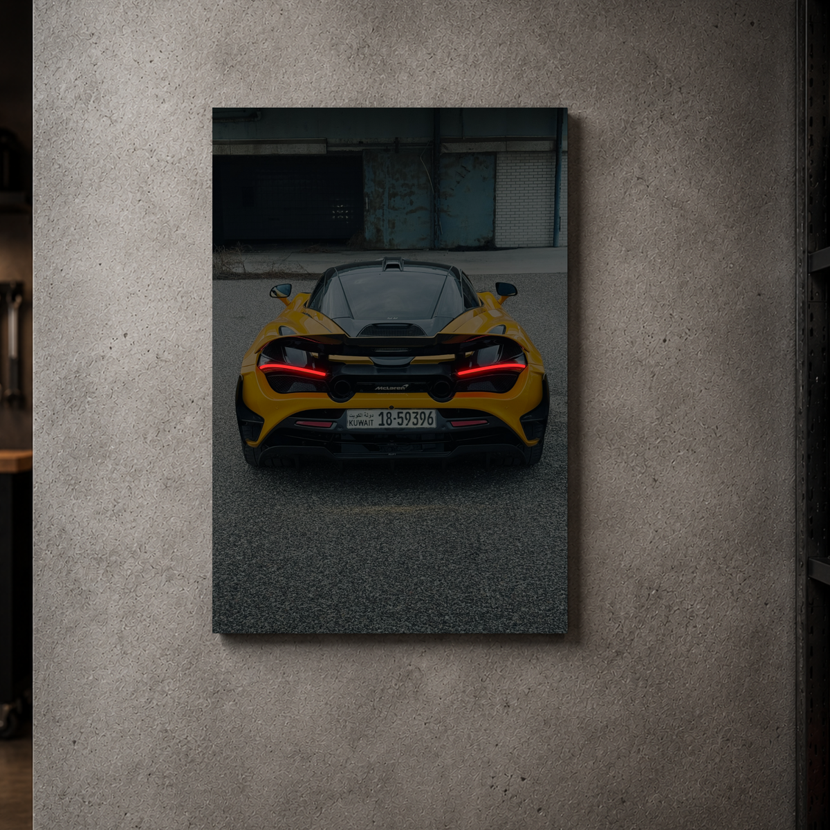 McLaren 720S - Rear Acrylic Poster