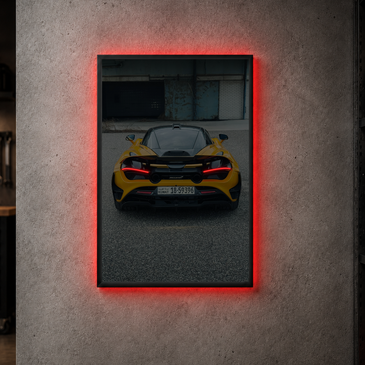 McLaren 720S - Rear Acrylic Poster