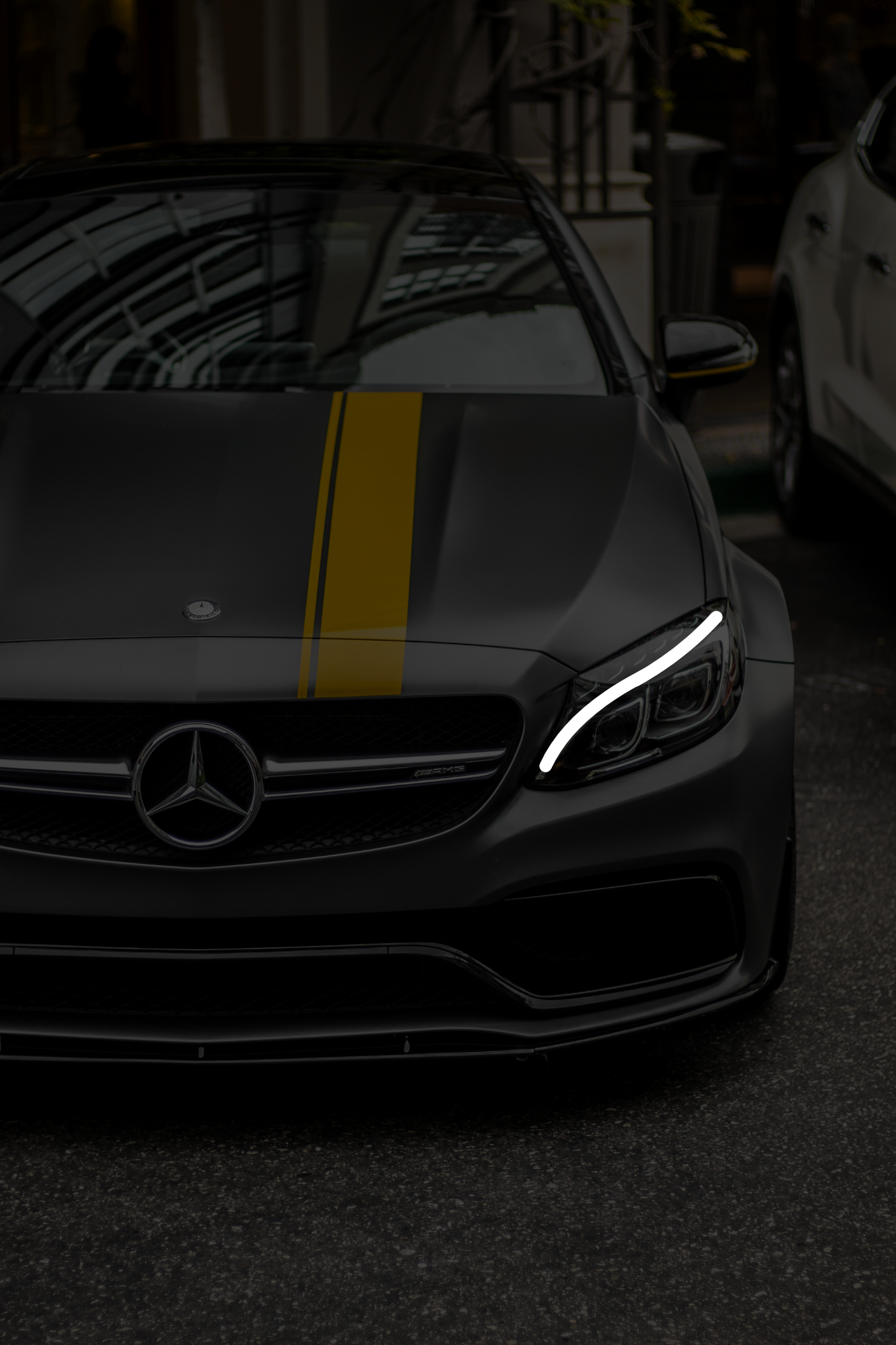 Mercedes C63s - Front Acrylic Poster