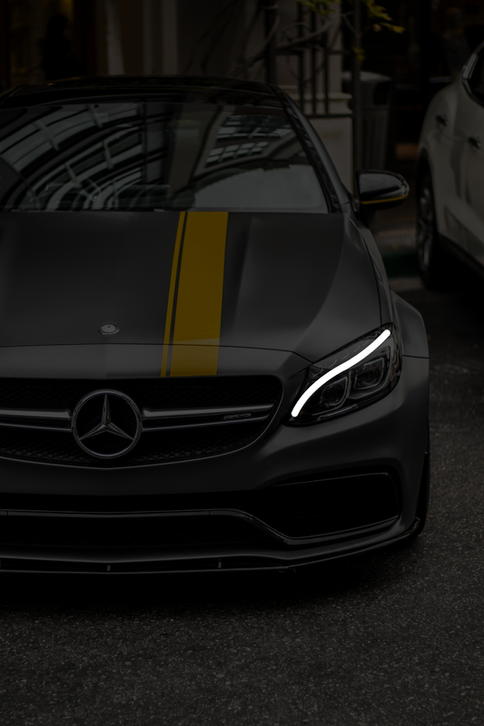 Mercedes C63s - Front Acrylic Poster