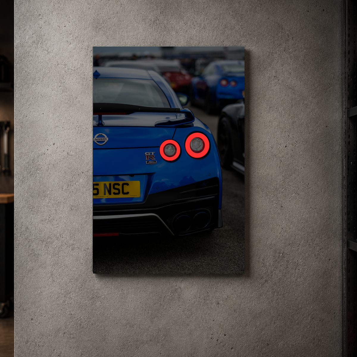 Nissan R35 - Rear Acrylic Poster