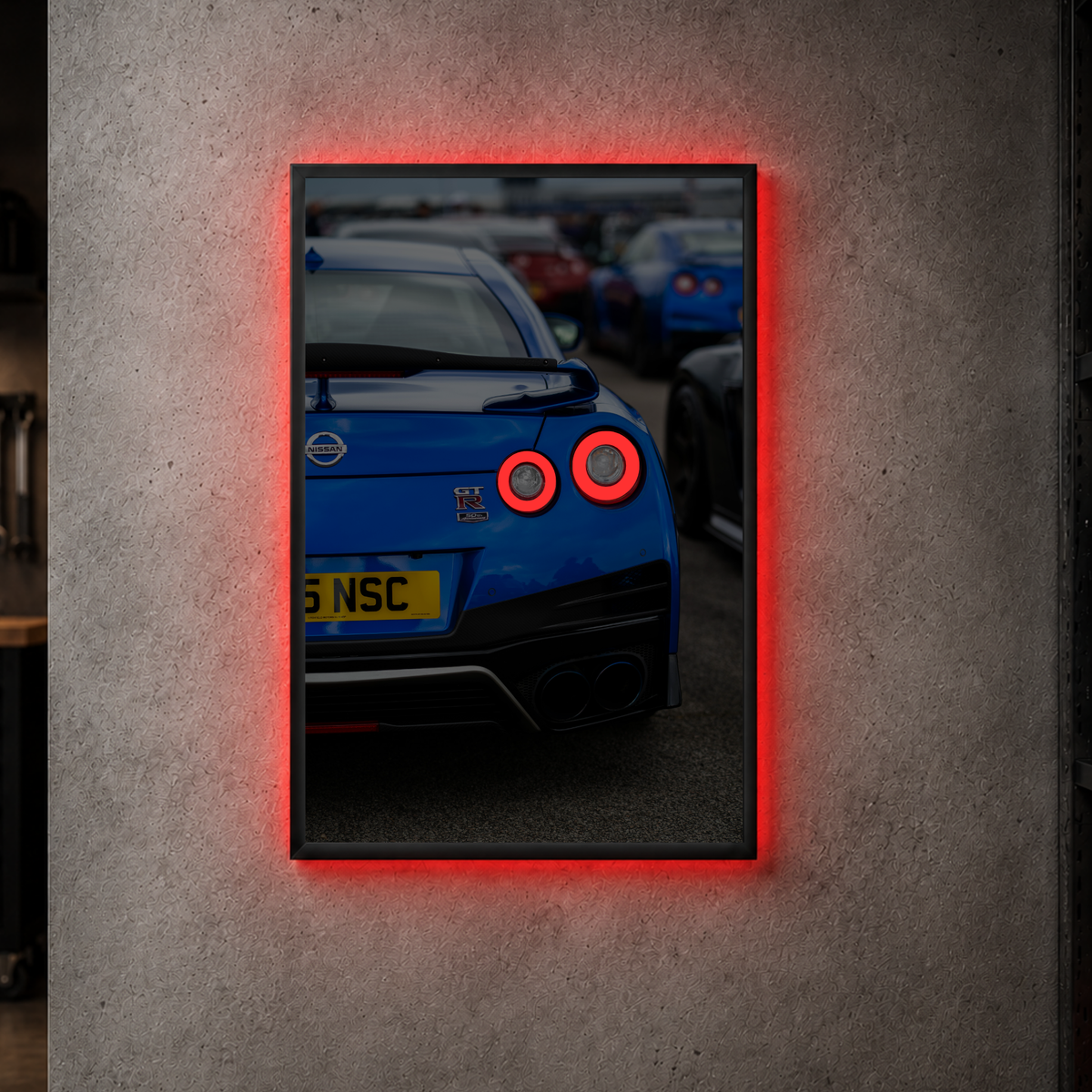 Nissan R35 - Rear Acrylic Poster