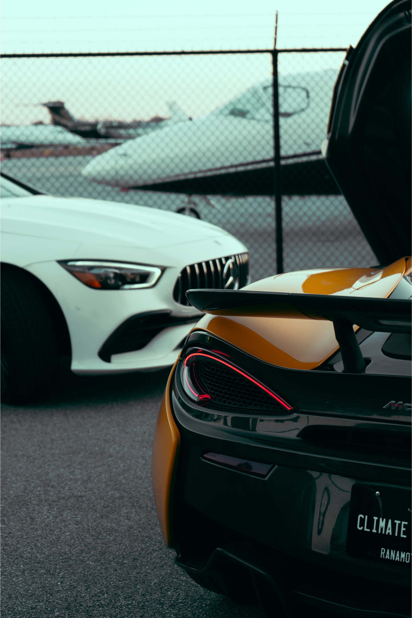Mercedes and McLaren "Luxury Life" - Acrylic Poster