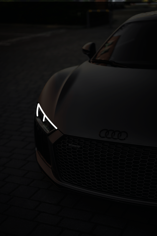 Audi R8 V10 - Front Acrylic Poster